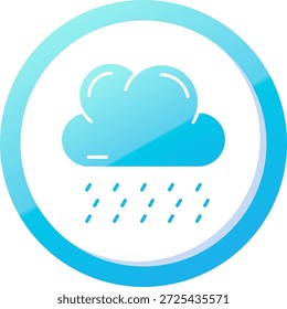 Design de ícone de vetor Rainy Line
