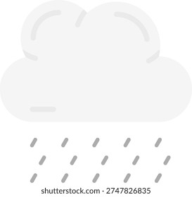 Rainy Line vector Icon Design