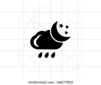 Rainy at night