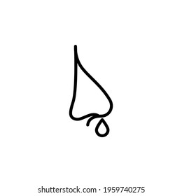 Rainy Nose icon in vector. Logotype