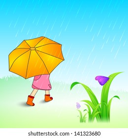Rainy season background.