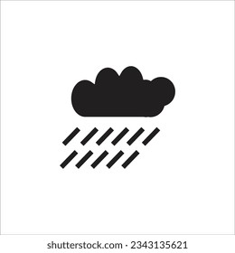 rainy vector icon line new