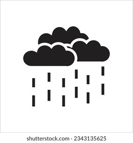 rainy vector icon line new