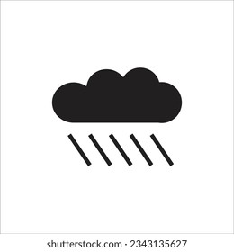 rainy vector icon line new