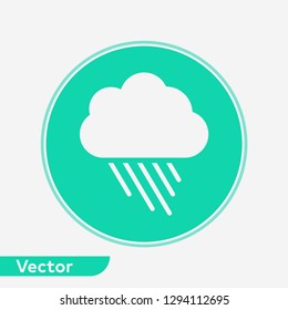 Rainy vector icon sign symbol