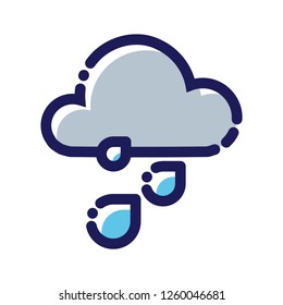 Rainy weather icon