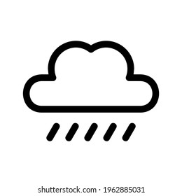 rainy weather icon or logo isolated sign symbol vector illustration - high quality black style vector icons
