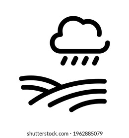 rainy weather icon or logo isolated sign symbol vector illustration - high quality black style vector icons

