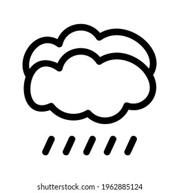 rainy weather icon or logo isolated sign symbol vector illustration - high quality black style vector icons
