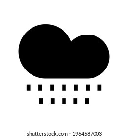 rainy weather icon or logo isolated sign symbol vector illustration - high quality black style vector icons
