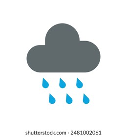 rainy weather icon, rain icon