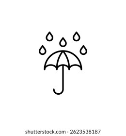 rainy weather, rain season icon