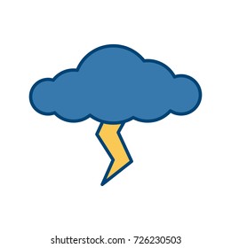 Rainy weather symbol