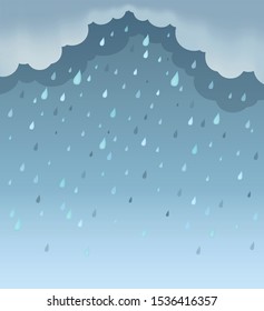 Rainy weather theme background 1 - eps10 vector illustration.