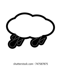 rainy weather vector illustration
