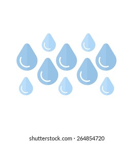 Imagem vetorial de tempo chuvoso recomendada para uso em aplicativos da Web, aplicativos móveis e mídia de impressão.