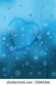 Rainy Window Background