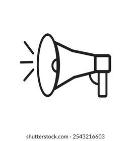 Raise Awareness Vector Line Icon Design