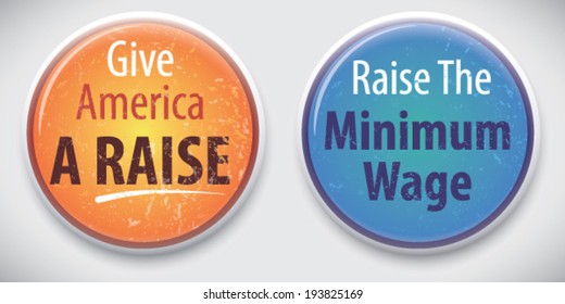 Raise Concept-Vector Pin / Button Badge