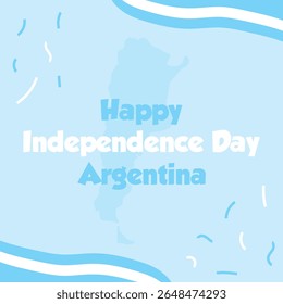 Alza la bandera de Argentina en alto