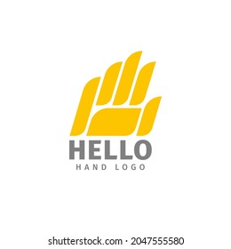 diseño de logotipo vectorial abstracto de mano para una empresa atractiva y profesional