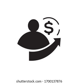 Raise market logo template vector icon design