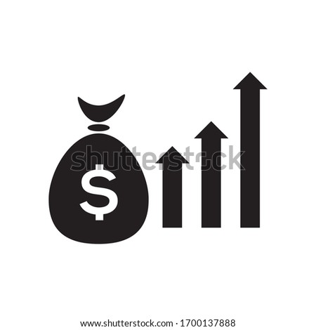 Raise market logo template vector icon design