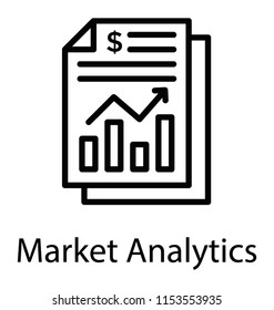 Raised Graph Chart Dollar Symbol Showing Stock Vector (Royalty Free ...