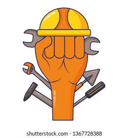 raised hand helmet tools