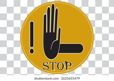 Raised hand icon symbolizing stop or interaction. Stop hand icon. Set of hand hello icons eps 10