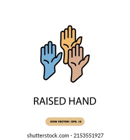 símbolos de iconos de mano levantados elementos vectoriales para web infográfica