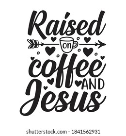 Criados sobre el café y Jesús.
