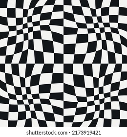 Raised racing flag. Simple and stylish seamless pattern. Vector and stylish pattern for print.