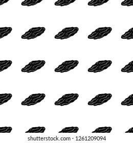 Raisin. Background, wallpaper, seamless, texture. Black silhouette