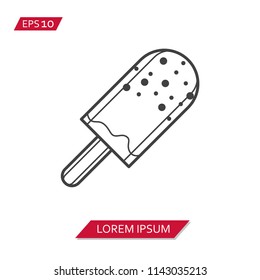 raisin cake vector icon symbol