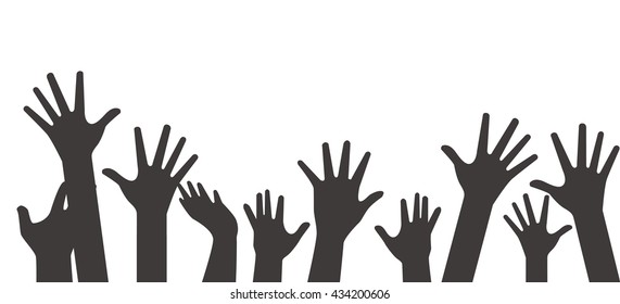 34,960 Crowd raised hands Images, Stock Photos & Vectors | Shutterstock