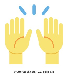 Raising hand with middle finger vector flat icon. Isolated raising hand emoji illustration