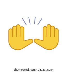 Slap Face High Five Hand Emoji Stock Vector (Royalty Free) 1353903731 ...