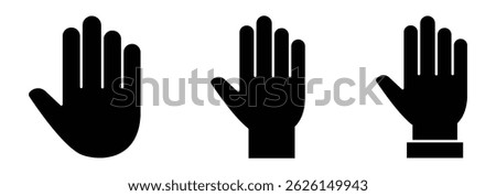 Raising Hands Icon . raised hand icon.