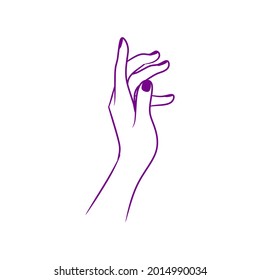 raising hands to imagine something with hope, depicted in this simple illustration