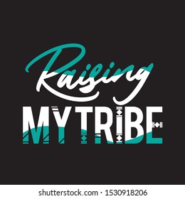 raising my tribe design typography 