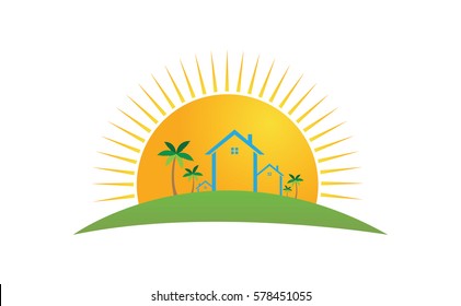 Raising Sun With House