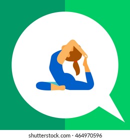 Rajakapotasana Pose Icon
