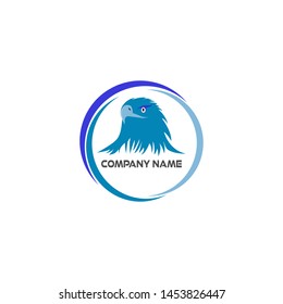 
Rajawali logo for companies and bird communities
