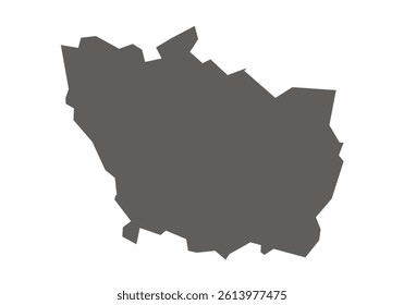 Rajgarh District Map Highlighted on Madhya Pradesh State Map