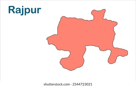 Rajpur subdivision map, Rohtas District, Bihar State, Republic of India, Government of Bihar, Indian territory, Eastern India, politics, village, tourism