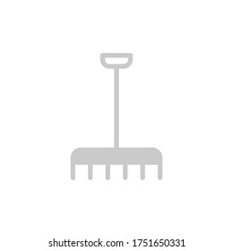 Rake, farm icon. Simple color vector elements of agriculture icons for ui and ux, website or mobile application
