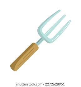rake gardening tool handle icon