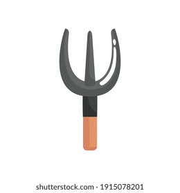 herramienta de jardinería de rastrillos diseño de ilustraciones vectoriales aisladas