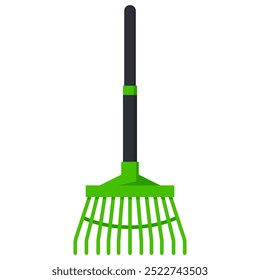 Rake for gardening vector cartoon illustration isolated on a white background.